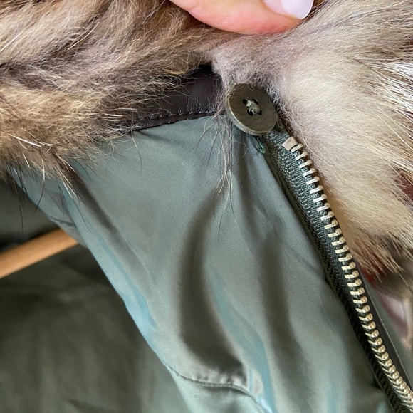 Michael Kors Olive Green Hunter Jacket -Size Small - Picture 12 of 16